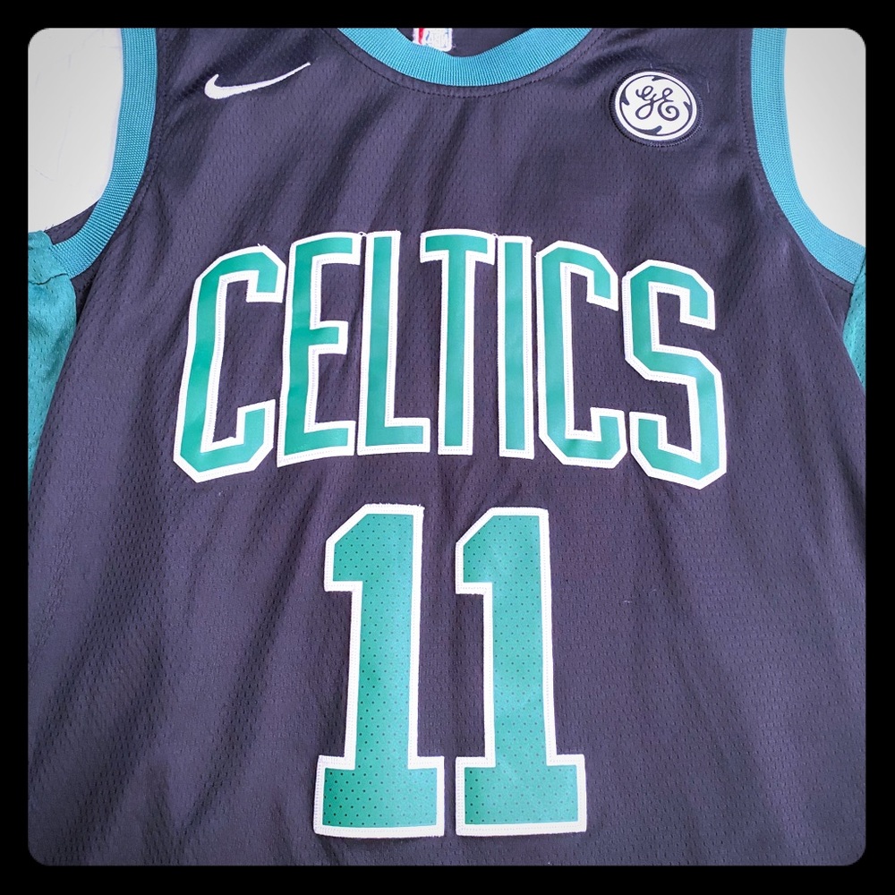 100% Stitched Faux Boston Kyrie Irving Jersey